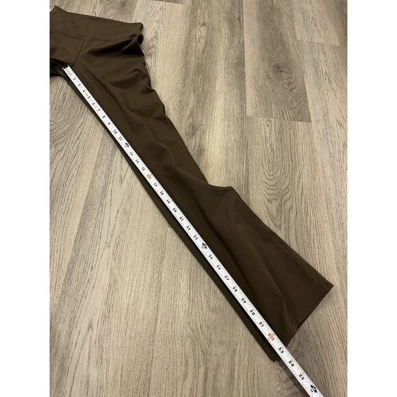 Alo Yoga Womens Leggings Espresso XS Bootcut Airbrush High Waisted Athleisure - Picture 9 of 11